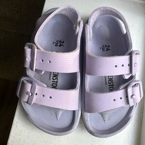 Birkenstock Mogami Girls'‎ Sandal EU24 US6 Youth Purple-Lavender NWOT never worn